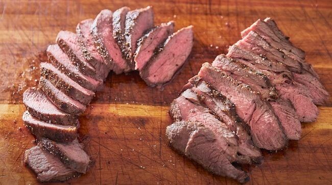 reverse-seared tri-tip